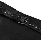 DEPECHE Clutch med nitter Clutch 099 Black (Nero)