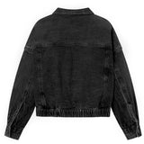 Depeche Clothing Susan denim jakke Jackets 099 Black (Nero)
