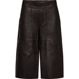 Depeche leather wear Cool bermuda shorts i eksklusiv skindkvalitet (HW) Shorts 008 Chocolate