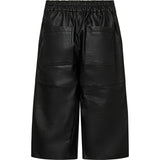 Depeche leather wear Cool bermuda shorts i eksklusiv skindkvalitet (HW) Shorts 099 Black (Nero)