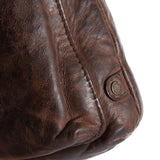 DEPECHE Cool crossbody taske i kvalitetslæder Cross over 068 Winter brown
