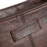DEPECHE Cool crossbody taske i kvalitetslæder Cross over 068 Winter brown