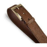 DEPECHE Cow bælte Belts 184 Walnut