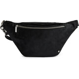 DEPECHE Hair-on læder bumbag Bumbag 095 Jet Black