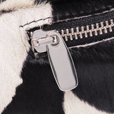 DEPECHE Hair-on læder bumbag Bumbag 099 Black (Nero)