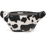 DEPECHE Hair-on læder bumbag Bumbag 099 Black (Nero)