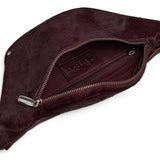 DEPECHE Hair-on læder bumbag Bumbag 305 Ox Blood