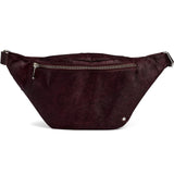 DEPECHE Hair-on læder bumbag Bumbag 305 Ox Blood