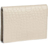 DEPECHE Croco kreditkortholder i kalveskind Purse / Credit card holder 325 Sand Croco