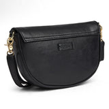 DEPECHE Crossover taske i kalveskind med rose Cross over