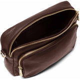 DEPECHE Crossover taske med front lomme Cross over 133 Brandy