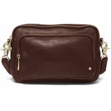 DEPECHE Crossover taske med front lomme Cross over 133 Brandy