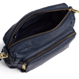 DEPECHE Crossover taske med front lomme Cross over 285 Midnight Blue