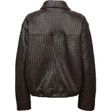Depeche leather wear Debbie Bomber Jakke Jacket 008 Chocolate