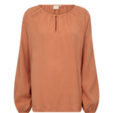 Depeche Clothing Demi Blouse Blouse 073 Coral