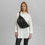 DEPECHE Eksklusiv håndflettet bumbag Bumbag 099 Black (Nero)