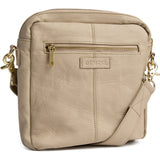 DEPECHE Enkel crossover taske i skind Cross over 228 Soft Sand