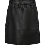 Depeche leather wear Envy lædernederdel Skirts 099 Black (Nero)