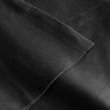 Depeche leather wear Everlyn skindnederdel med elastik i taljen Skirts 099 Black (Nero)