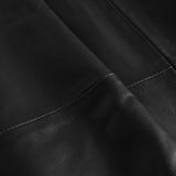 Depeche leather wear Everlyn skindnederdel med elastik i taljen Skirts 099 Black (Nero)
