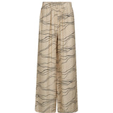 Depeche Clothing Evy loose bukser Pants 286 Cream Graphic