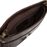 DEPECHE Fashion Favourites croco clutch i skind Clutch 265 Brown Croco