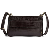 DEPECHE Fashion Favourites croco clutch i skind Clutch 265 Brown Croco