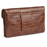 DEPECHE Fashion Favourites croco pung i skind Purse / Credit card holder 326 Cognac Croco