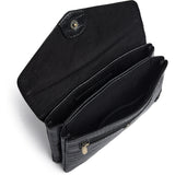 DEPECHE Fashion Favourites croco pung i skind Purse / Credit card holder 343 Black croco