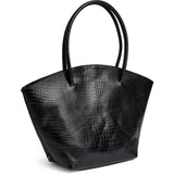DEPECHE Fashion Favourites croco shopper i skind Shopper 264 Black Croco