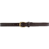 DEPECHE Fashion Favourites croco smalt bælte Belts 265 Brown Croco