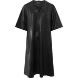 Depeche leather wear Feminin Rikke kjole i blød skindkvalitet Dresses 099 Black (Nero)