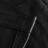Depeche leather wear Flare RW Cleo læderbuks i blød og lækker kvalitet Pants 099 Black (Nero)