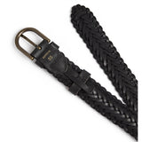 DEPECHE Flettet bælte Belt 154 Black/Brass