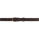 DEPECHE Flettet bælte Belt 211 Chocolate/Brass