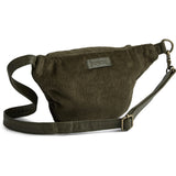 DEPECHE Fløjl bumbag Bumbag 049 Army Green