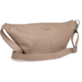 DEPECHE Funktionel og smuk bumbag i skind Bumbag 038 Dusty taupe