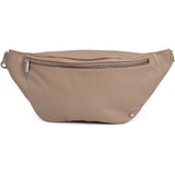 DEPECHE Funktionel og smuk bumbag i skind Bumbag 038 Dusty taupe