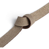 DEPECHE Glitter bælte med diskret spænde Belts 206 Gold Metallic