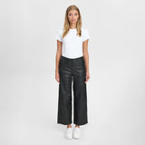 Depeche leather wear HW Regular fitting Boa læderbukser Pants 099 Black (Nero)