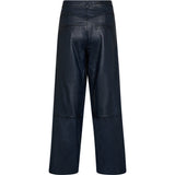 Depeche leather wear HW Regular fitting Boa læderbukser Pants 285 Midnight Blue