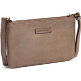 DEPECHE Håndflettet clutch taske i kalveskind Small bag / Clutch 250 Dark Taupe