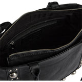 DEPECHE Håndtaske med nitter Shoulderbag / Handbag 099 Black (Nero)