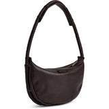 DEPECHE Håndtaske med smuk fletrem Shoulderbag / Handbag 161 Dark brown