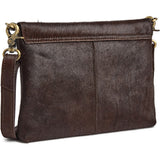 DEPECHE Hair-on skind clutch Clutch 161 Dark brown