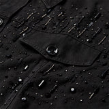 Depeche Clothing Janet jakke med smukke detaljer Jackets 099 Black (Nero)