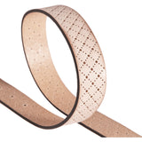 DEPECHE Jeans bælte dekoreret med hulmønstre Belts 011 Sand