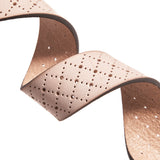 DEPECHE Jeans bælte dekoreret med hulmønstre Belts 011 Sand