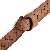 DEPECHE Jeans bælte dekoreret med hulmønstre Belts 012 Nature