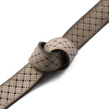 DEPECHE Jeans bælte dekoreret med hulmønstre Belts 020 Taupe (visione)